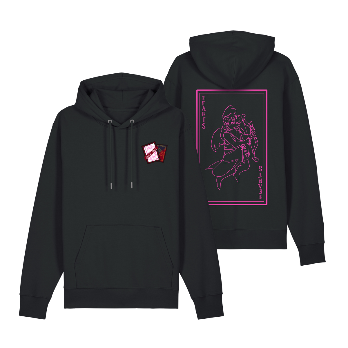 Money SMP Hoodie - Pink Hearts Team